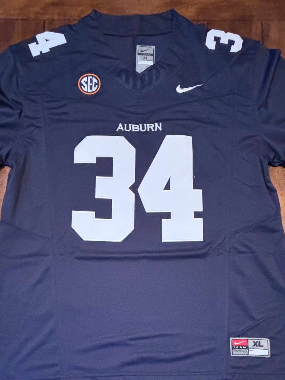 Auburn Tigers Bo Jackson Football Jersey #34 Adult XL NWT